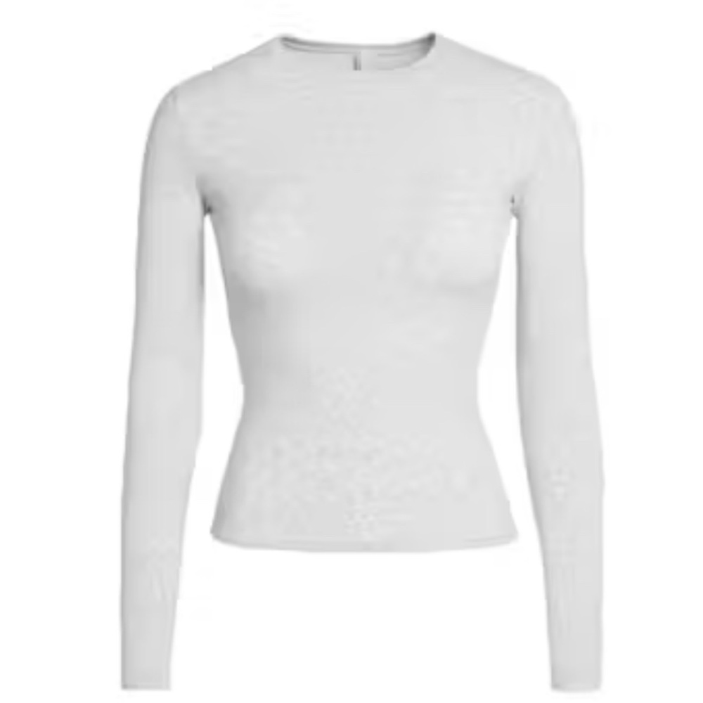 SKIMS Cotton Jersey Long Sleeve T-Shirt